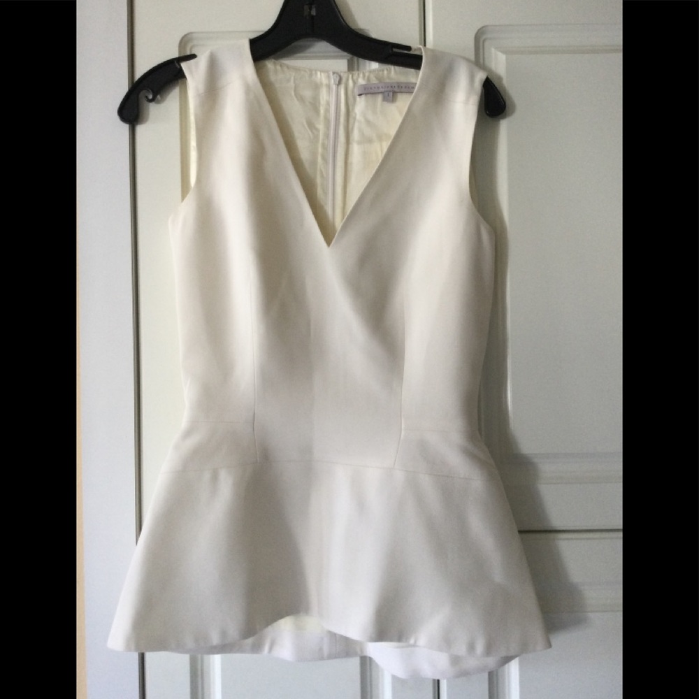 Victoria Beckham Peplum Top(NWOT)